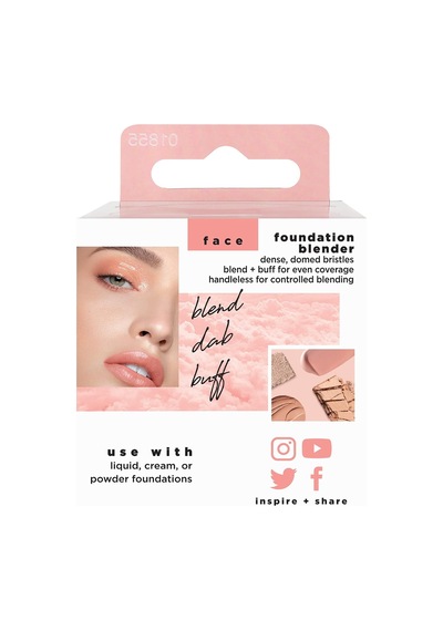 Rt213 Foundation Blender For Liquid Makeup Fırçası Çok Renkli