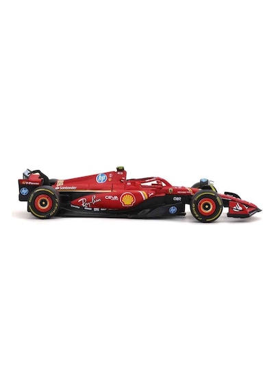 1:18 Ferrari Sf-24 Formula 1 Yarış Arabası Detaylı Metal Koleksiyon Modeli, 2024 Sezonu, Leclerc & Çok Renkli