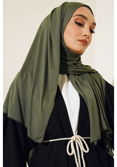 Unika Boutique Kadın Penye Şal Kaymaz Haki