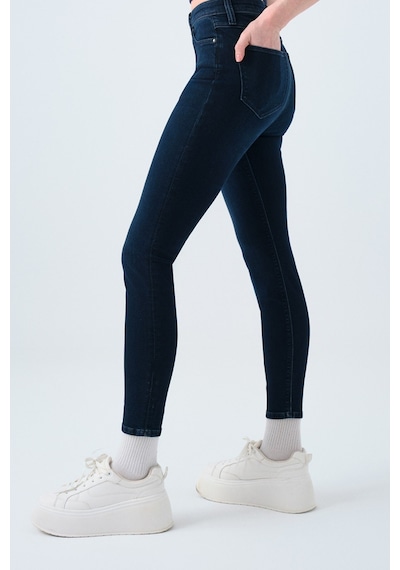 Loft Natalie Minael Kadın Jean Pantolon Lf2037058 Lacivert
