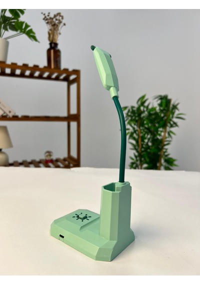 Favora Kedi Patili Masa Üstü Çocuk Lambası - Turkuaz