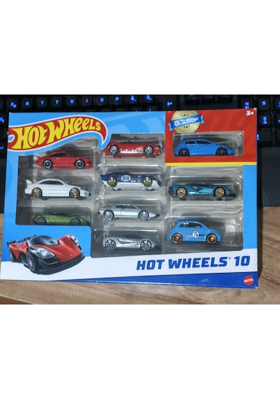 Hot Wheels 10 Lu Araba Seti Hepsi Gerçek Araç Fantastik Yok Çok Renkli