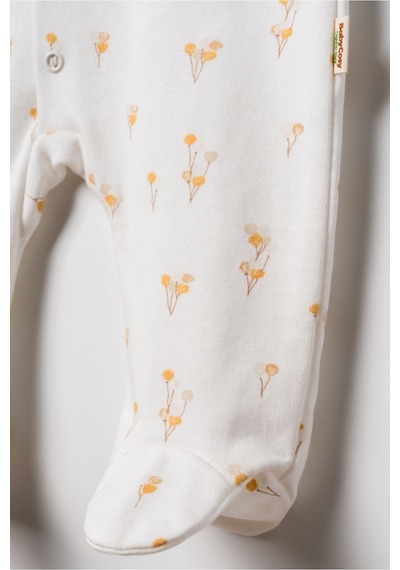 Babycosy Organic Wear %100 Organik Pamuk,2 Li Patikli Bebek Tulum Yenidoğan Uzun Kollu Çıtçıtlı Tulum Seti Unisex Bebek Ekru Babycosy Organic Wear %100 Organik Pamuk,2 Li Patikli Bebek Tulum Yenidoğan Uzun Kollu Çıtçıtlı Tulum Seti Unisex Bebek Ekru