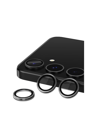 Samsung Galaxy Uyumlu A16 5g Raze Metal Kamera Lens Koruyucu Siyah