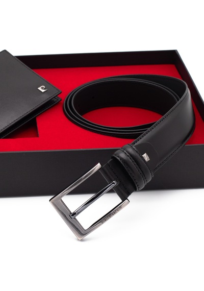 Pierre Cardin Deri Cüzdan & Kemer İkili Set Pc2009-3664f2ı Siyah