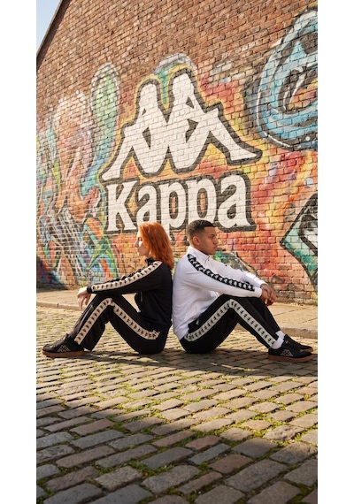 Kappa 222 Banda Andry Full Zip Erkek Beyaz Regular Fermuarlı Eşofman Üstü