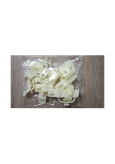 Üçbey Store Zebra Ve Stor Perde Montaj Aparatı Takmatik 35mm 10 Adet Ekru