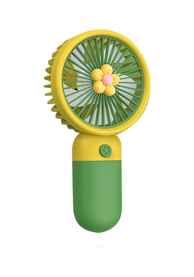 Mini Usb Fan, Taşınabilir, Farklı Renk Seçeneği Yeşil-sarı Diğer