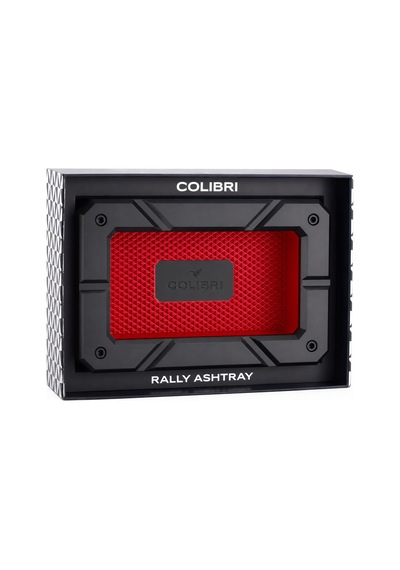 Colibri Rally Ashtray Siyah - Kırmızı Puro Küllüğü