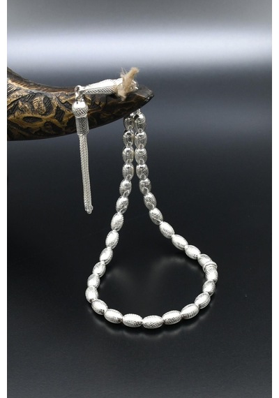 Erkek 925 Ayar Tesbih Küçük Boy -18 Gr- 901356 Gümüş