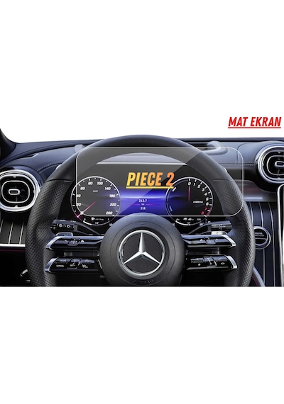 Mercedes C200 2025 Hayalet Gösterge Ve Multimedya Uyumlu Set Mat Ekran Koruyucu
