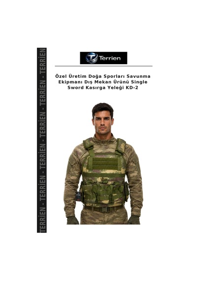 Özel Üretim Doğa Sporları Savunma Ekipmanı Dış Mekan Ürünü Single Sword Kasırga Yeleği Kd-2