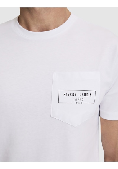 Pierre Cardin Erkek Beyaz Tişört 50327866-vr013