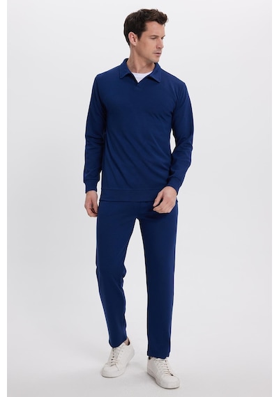 Tudors Erkek Relax Fit Rahat Kesim Polo V Yaka Açık Lacivert Sweatshirt-41925 Açık Lacivert Tudors Erkek Relax Fit Rahat Kesim Polo V Yaka Açık Lacivert Sweatshirt-41925 Açık Lacivert