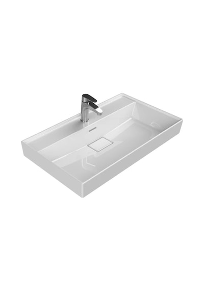 Turkuaz Seramik Cerastyle Sharp Etajer Uyumlu Banyo Lavabo 80 x 48 CM