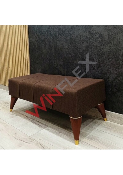Winflex Çok Amaçlı Dekoratif Puf 38 X 100cm Kahverengi