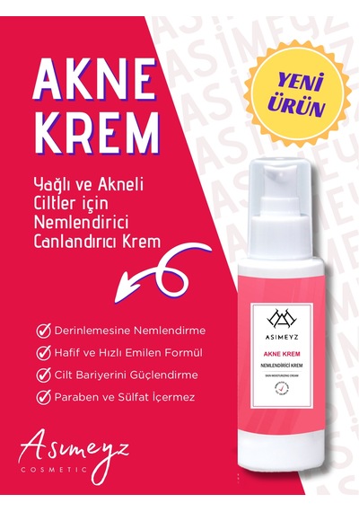 Asimeyz Sivilce Karşıtı Akne Kremi 100 ML
