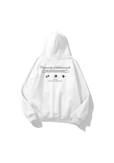 Startmore Unisex Talented People Sweatshirt Beyaz Beyaz