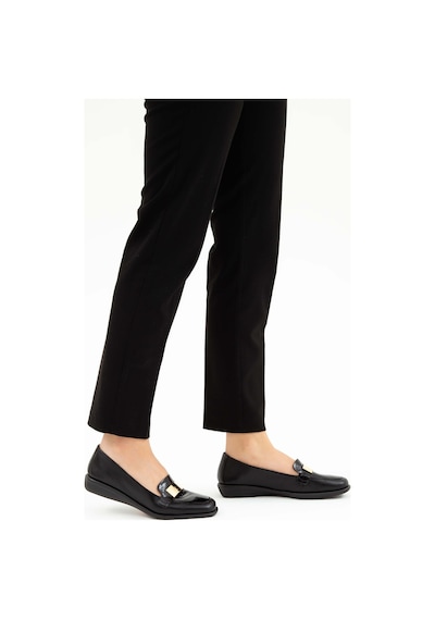 Relax Anatomic Kadın Hakiki Deri Siyah Comfort Ayakkabı 611 E2252 Bn Ayk Y19 Black/vernıce Black Siyah