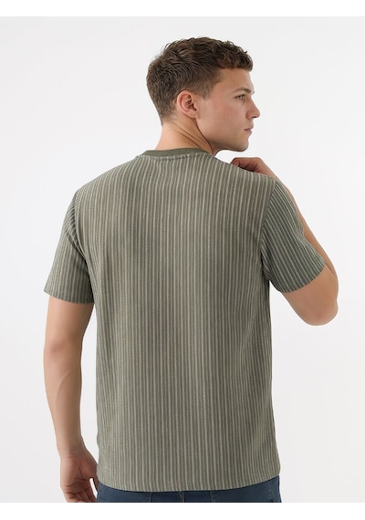 LOFT Regular Fit Erkek Tshirt K.kol Lf2038584 Q1.v1 Haki