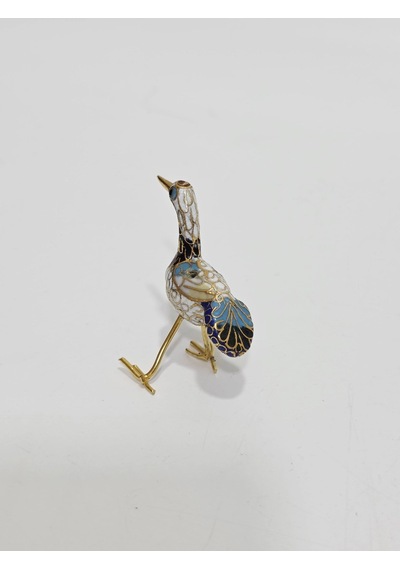 Antika Cloisonne Minyatür Kutu 5x4,7cm 165