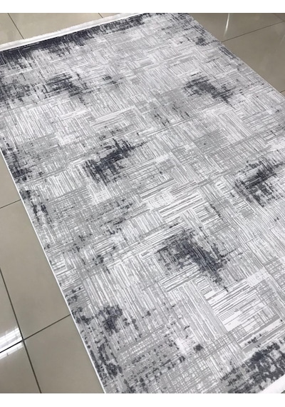 Liparis Halı Toscana 230g Serisi Triko Akrilik Salon Oturma Yatak Odası Halısı Gri - Antrasit