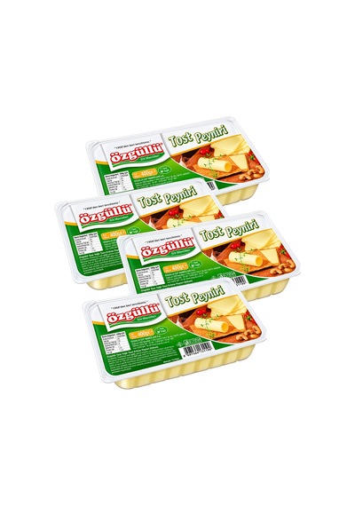 Özgüllü Dilimli Tost Peyniri 400 Gr X 4 Adet