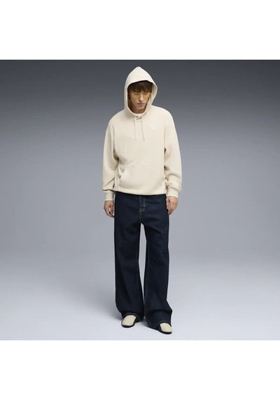 Puma Ess Elevated Relaxed Hoodie Krem Erkek Sweatshirt