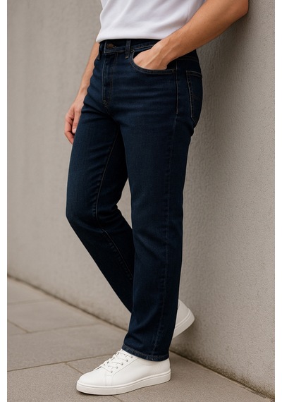 Cedy Denim Regular Fit Jean Martin Yüksek Bel Standart Kesim Esnek Kot Pantolon C336 Lacivert