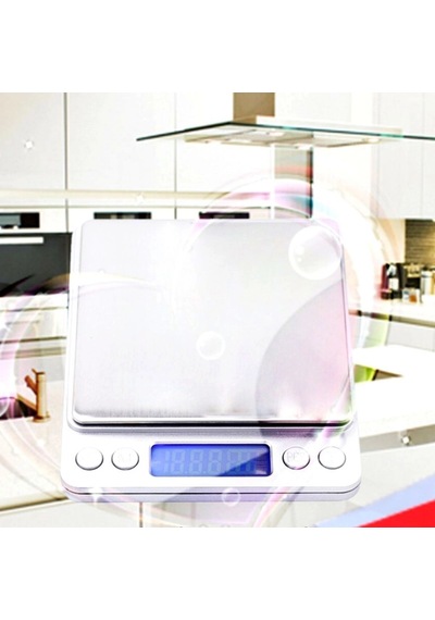 Elektronik 3 Kg Kapasiteli Dijital Hassas Kantar Mutfak Tartısı Terazi Çok Renkli