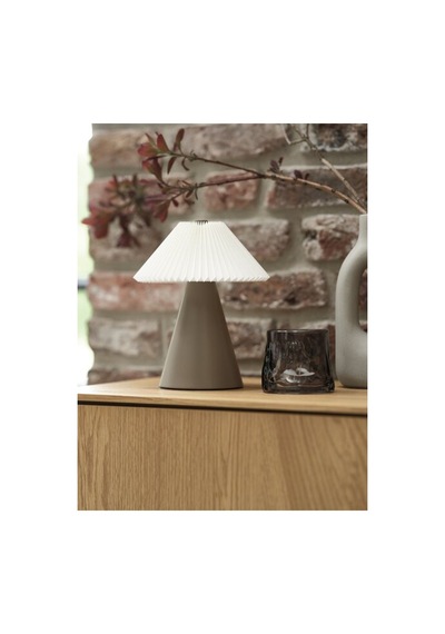 Pilli Lamba Esmund Ø17xy20cm Kahve/beyaz Zamanlayıcılı Kahverengi