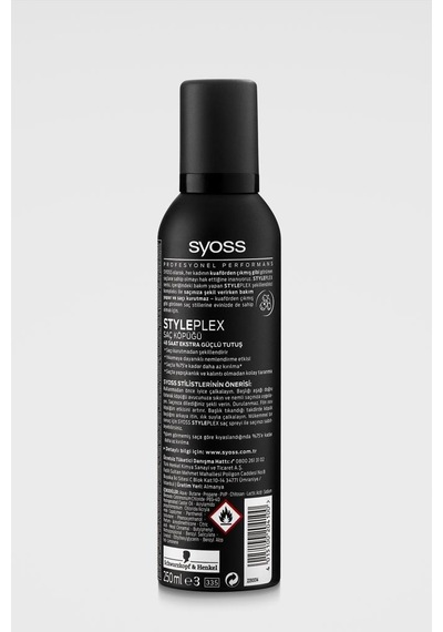 Syoss Style Plex Saç Köpüğü 2 x 250 ML