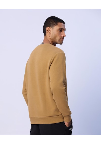 Kappa Antonio Erkek Bej Regular Sweatshirt
