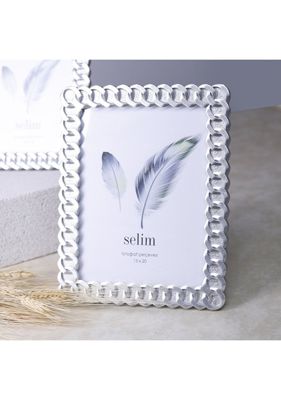 Selim 15 x 20 CM Florence Çerçeve Gümüş
