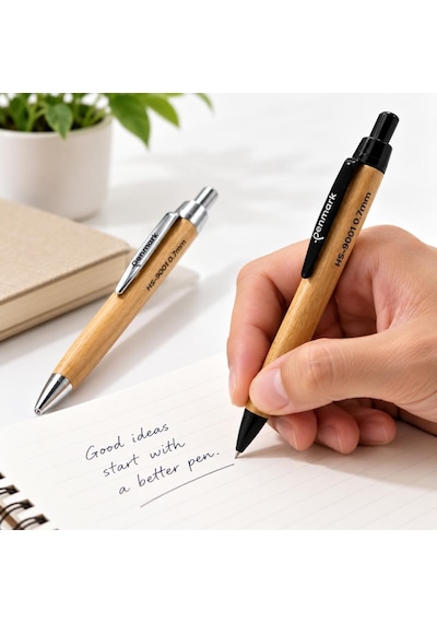 Penmark Versatil Kalem Doğal Ahşap 0.7 Mm Hs-9001 - Siyah
