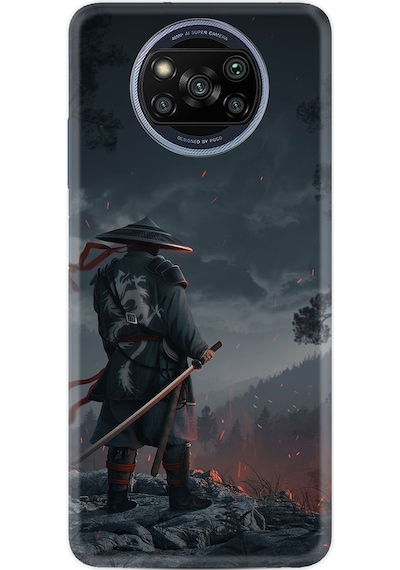Xiaomi Poco X3 Kilif Desenli Warrior 1653 529908014