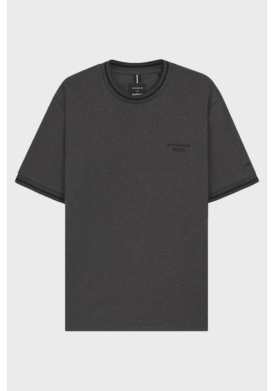 Boss Erkek T Shirt 50543341 012 Antrasit Antrasit