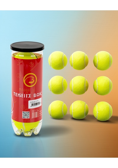 9'lu Tenis Topu Seti Dayanıklı Keçe Kaplama