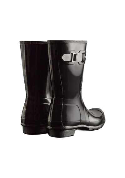 Hunter Original Short Gloss Boot 6000 Siyah