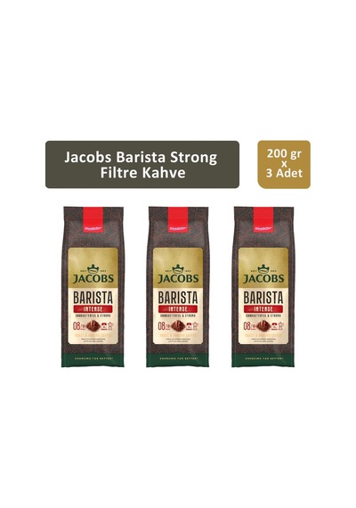 Jacobs Barista Strong Filtre Kahve 3 x  200 G
