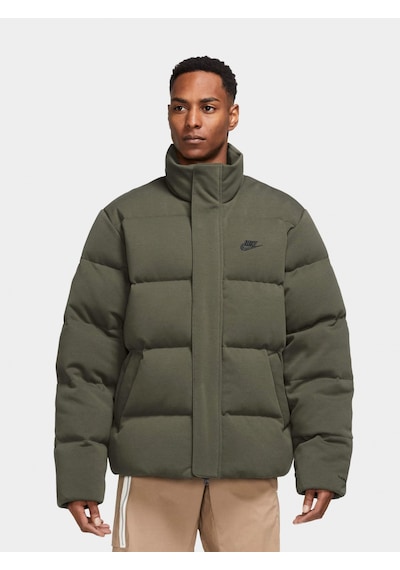Nike Sportswear Tech Fleece Therma-fit Oversized Puffer Full-zip Erkek Mont-fb7854-325 Siyah