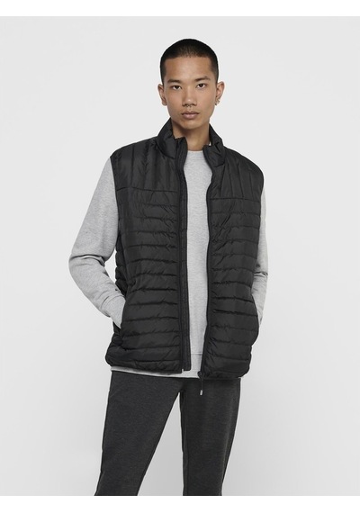 Only & Sons Erkek Premium Paul Quilted Şişme Yelek 22015123-blk 001