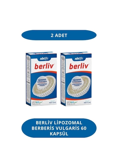 Berliv Lipozomal Berberis Vulgaris 60 Kapsül 2 Adet 1