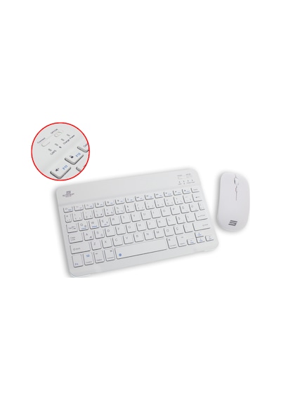 Steep Solid Magic Şarjlı Bluetooth Klavye - Mouse Set