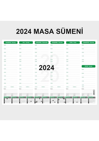 2024 Masa Sümeni 27,5 Cm X 40 Cm