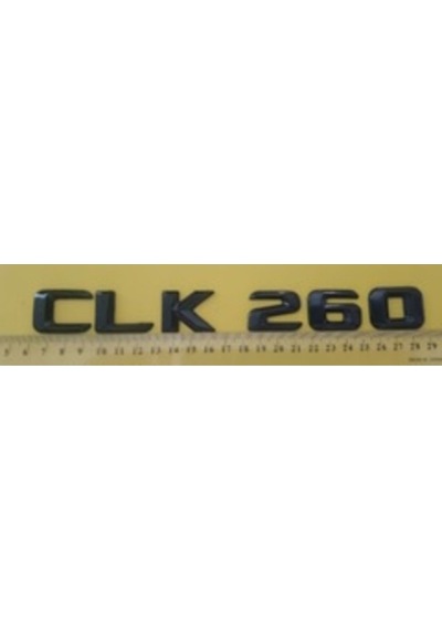 Mercedes Uyumlu Yazı Clk 260 Siyah