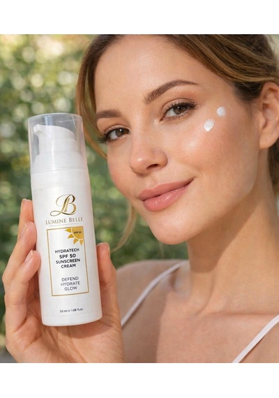 Lumine Belle Hydratech Spf 50 Sunscreen Cream - Defend- Hydrate- Glow