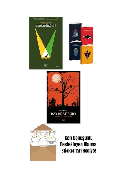 Dinozor Öyküleri + Kara Dörtleme Set + Cadılar Bayramı Ağacı