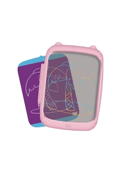 Lcd Dijital Çizim Tableti İle 11 İnç Ve Pembe Renkli Eğlenceli Set 124-Pembe
