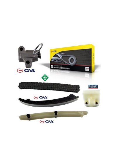 GVA 59C9010 EKSANTRİK ZİNCİR SETİ OPEL CORSA 1.2-1.4 16V TWINPORT